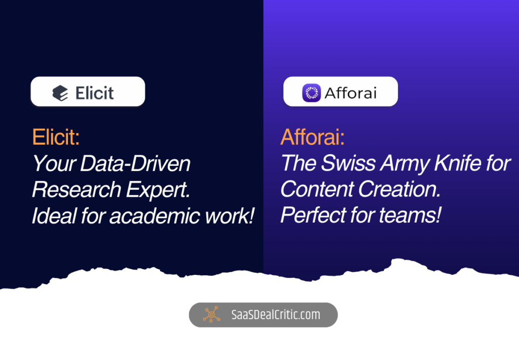 Elicit vs Afforai Comparison