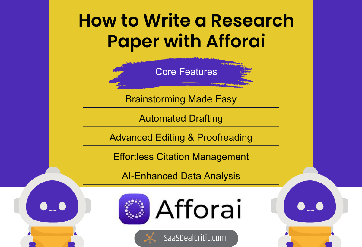 How to Write a Research Paper with Afforai: Core Features for Seamless Drafting and Editing