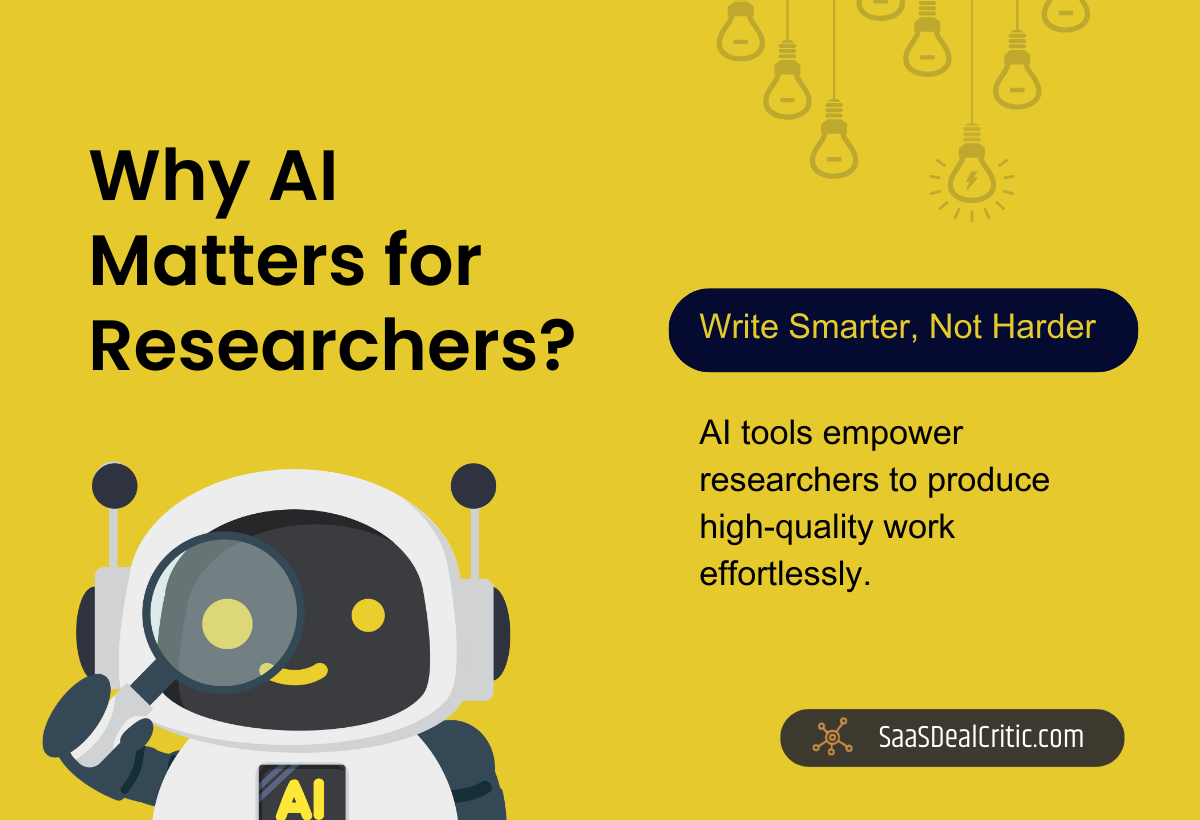 Why AI Matters for Researchers – Write Smarter, Not Harder